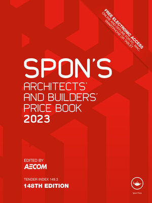 cover image of Spon's Architects' and Builders' Price Book 2023